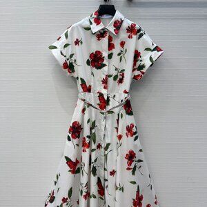 Oscar de la Renta new printed dress